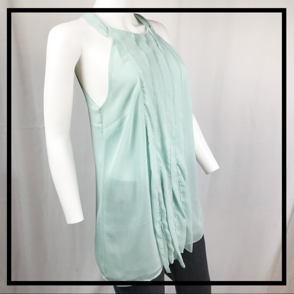 NUE OPTIONS Sleeveless, Pleated Top with Sequins - Picture 3 of 5